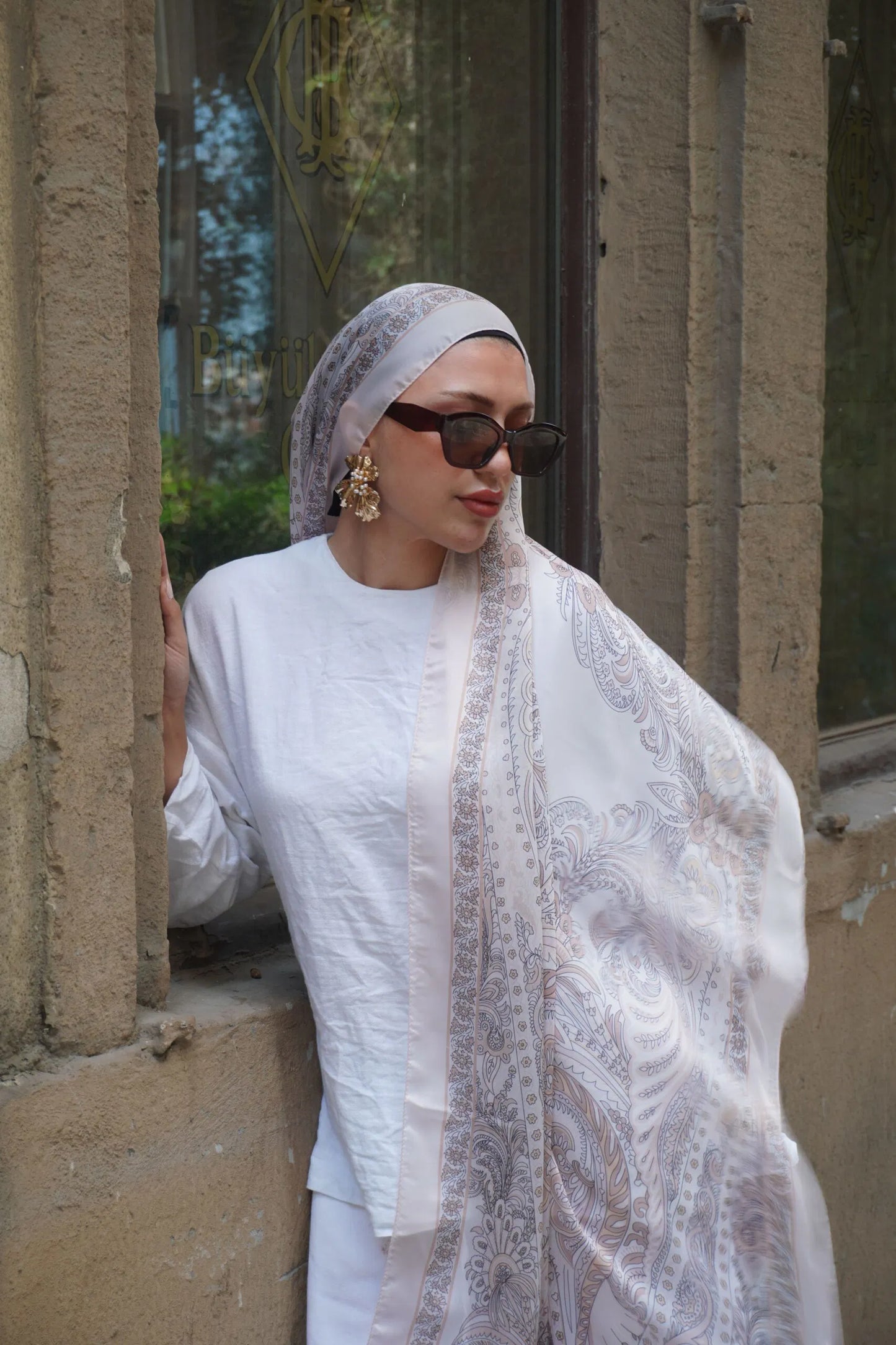 New Zuhur Şal Serisi- 469-002- V-8 - Karamel