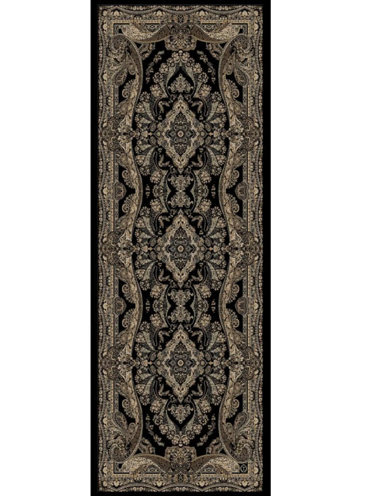 Ravza Desen Şal 469-019 – V-1- Altın Siyah