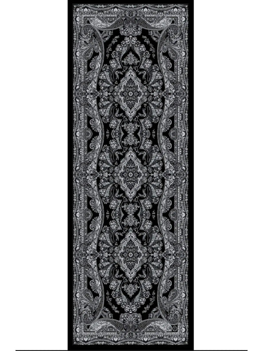 Ravza Desen Şal 469-019 – V-8 – Vanilya Siyah