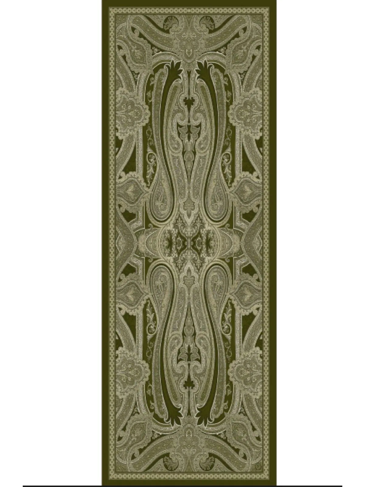 Rüya Tınısı Desen Şal 469-018 – V-3 – Yağ Yeşili