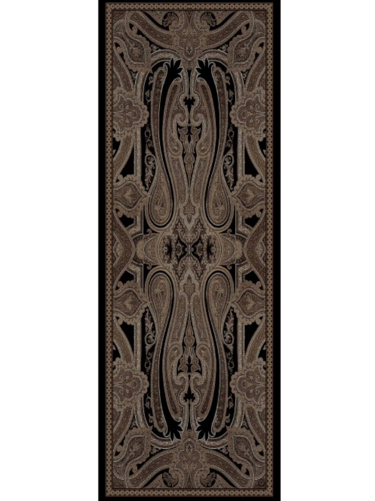 Rüya Tınısı Desen Şal 469-018 – V-6 – Bronz Siyah