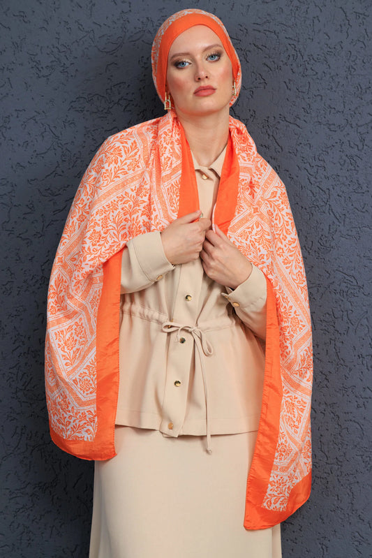 Viyana Şal Serisi - 469-005 - V- 7 -  Portakal