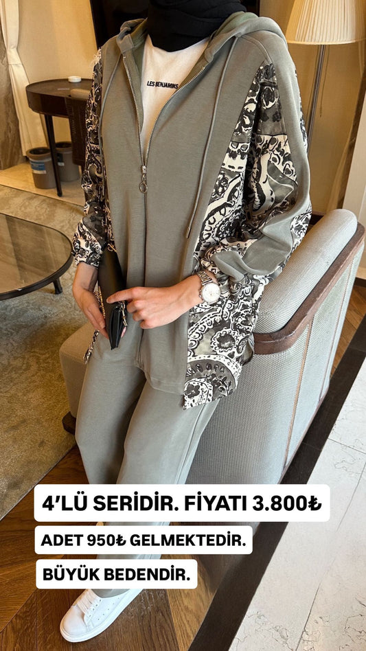 Premium Aspera BÜYÜK BEDEN Oysho İkili Takım TK100250 – Çağla (Serili Satış)