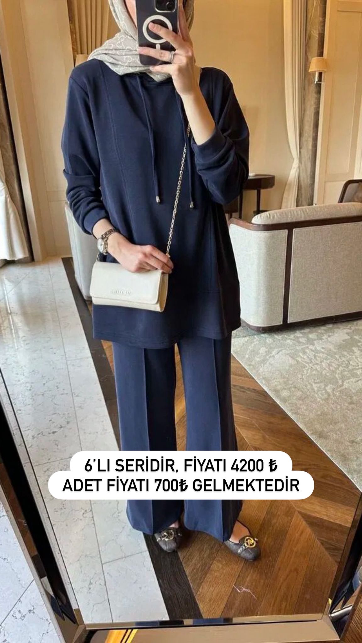 Premium Oysho Edoril İkili Takım TK100255 – Lacivert (SERİLİ SATIŞTIR)