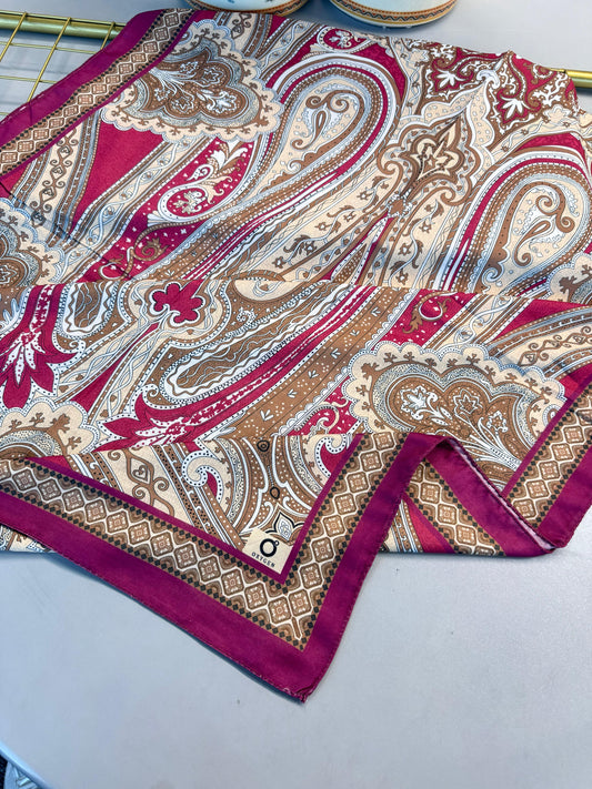 Etro Desen New Pamuk Soft Şal -23012-Leylak