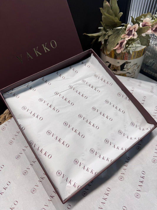 Vakko Logo Baskılı Pelur Kâğıdı