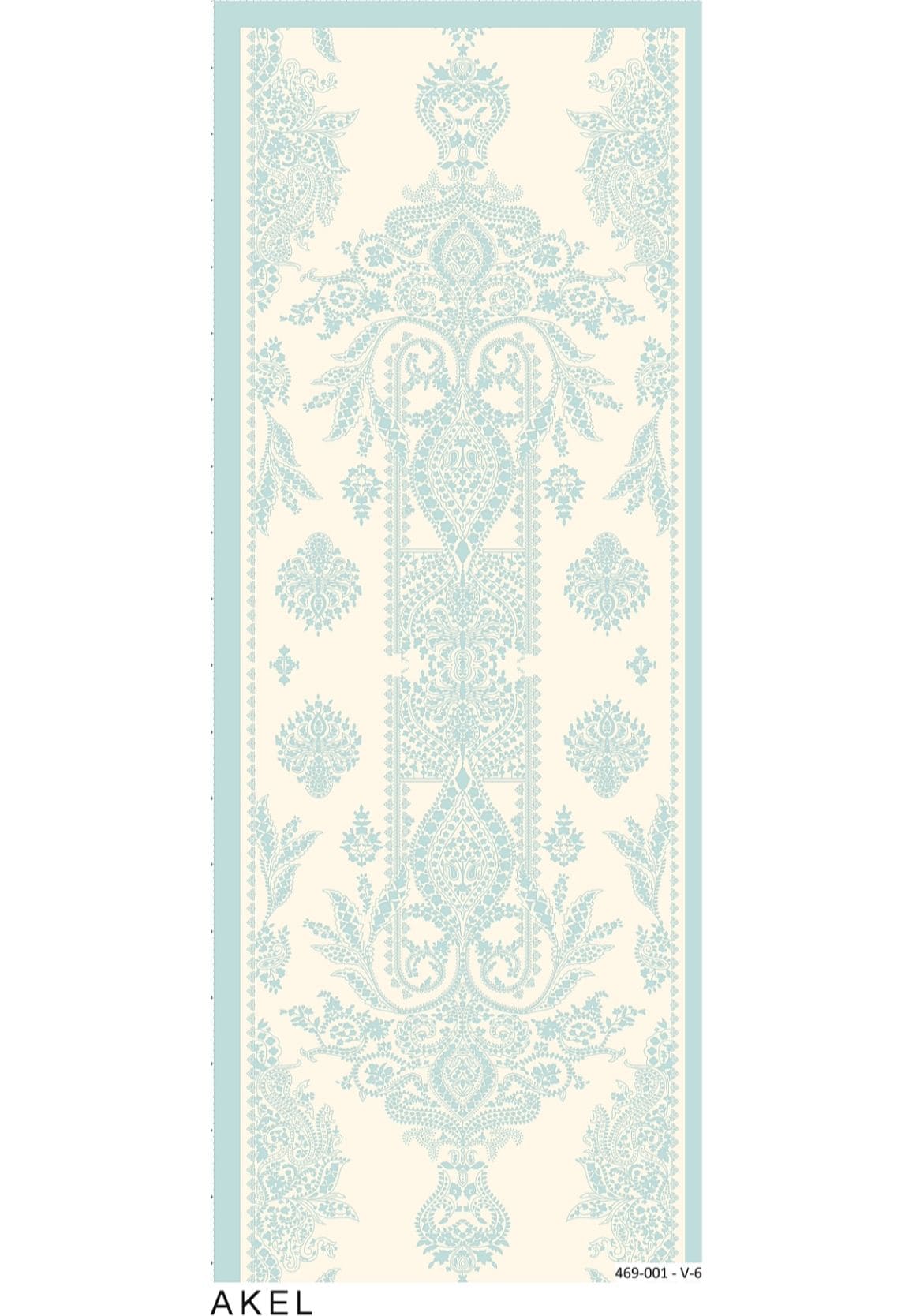 Havai Şal Serisi- 469-001- V-6- Turkuaz