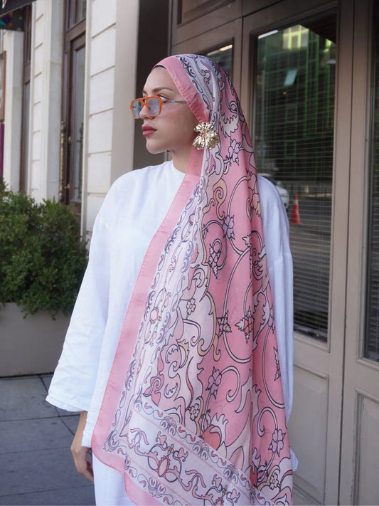 Zerefşan Şal Serisi- 469-003- V-6 - Kavun İçi