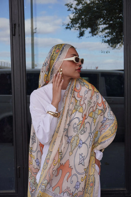 Zerefşan Şal Serisi- 469-003- V-9 -  Ayçiçeği