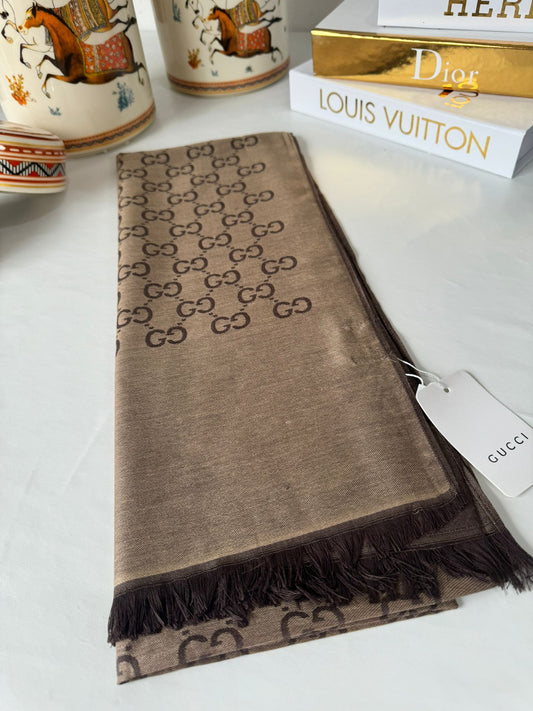 Gucci İthal Pamuk Yün İpek 544330  - Kahve