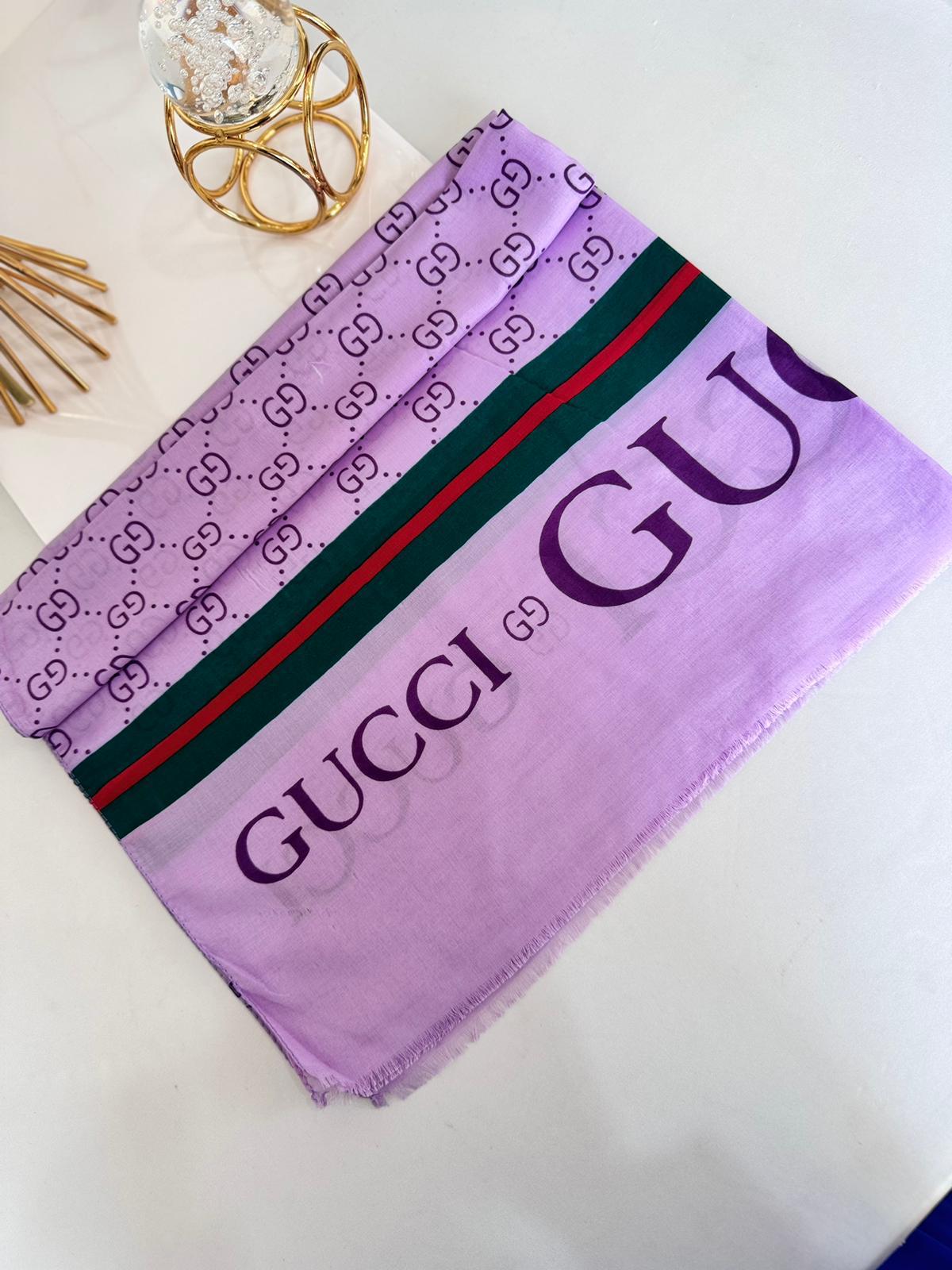 Gucci Pamuk Soft Şal 61571 - Lila