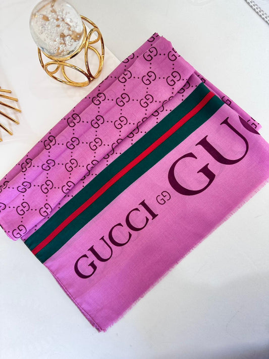 Gucci Pamuk Soft Şal 61571 - Fuşya