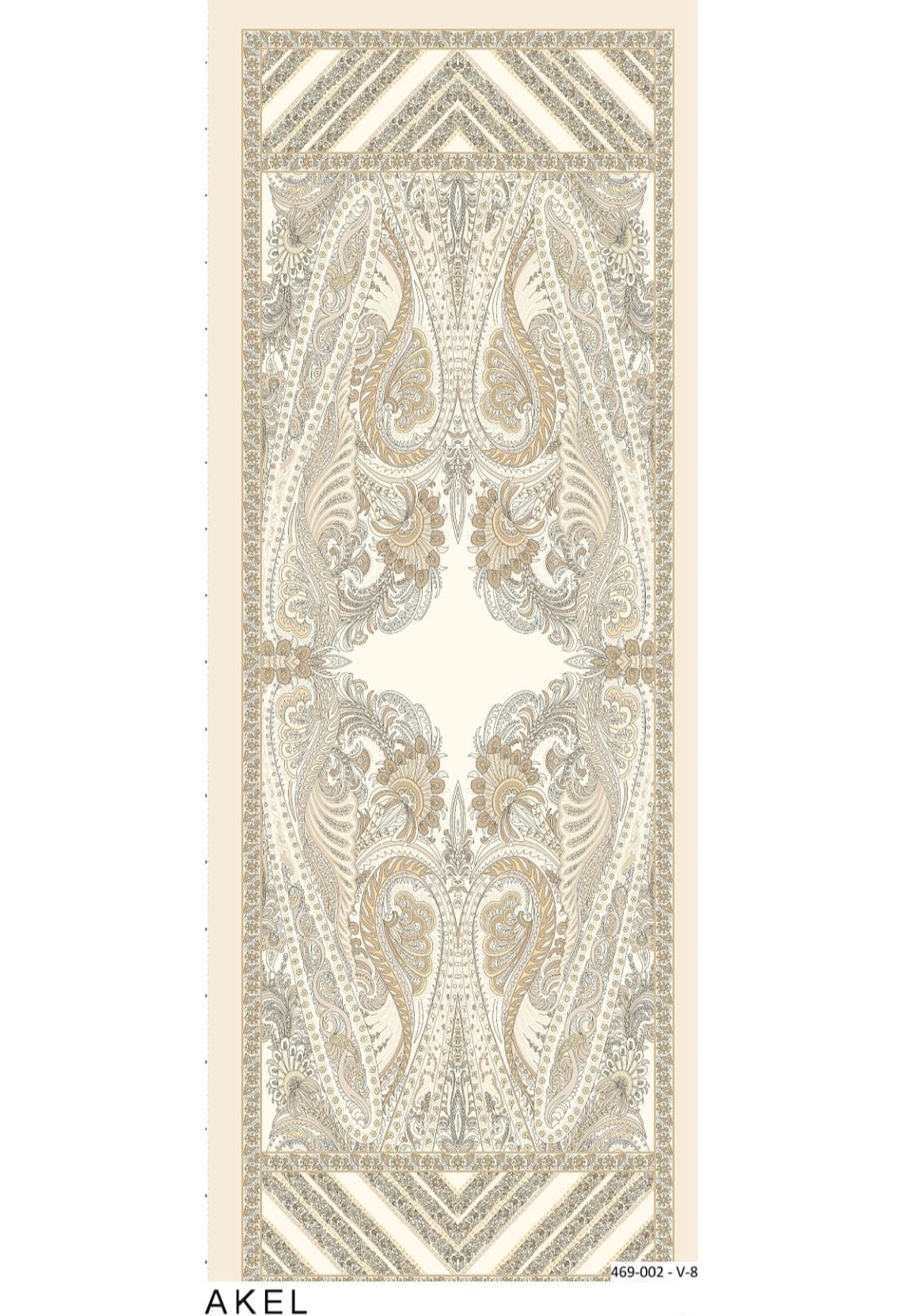 New Zuhur Şal Serisi- 469-002- V-8 - Karamel