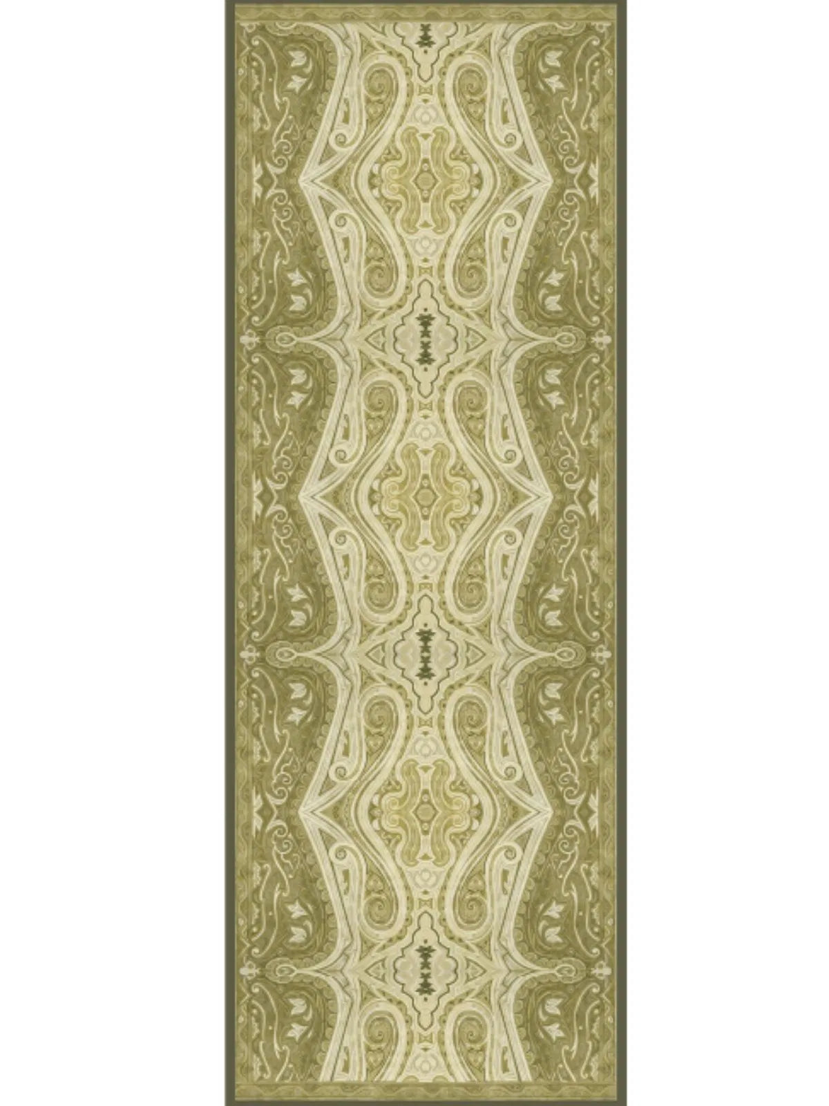 Mirşah Desen Şal 469-021 – V-6 – Yağ Yeşili